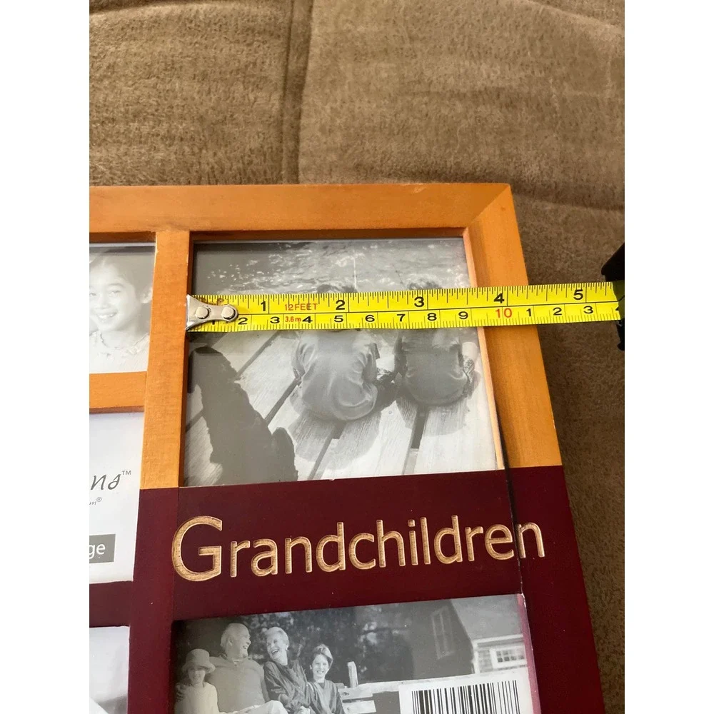 Inspirations by Heirloom Grandchildren 5 Opening Wood Collage Picture Frame 8x8